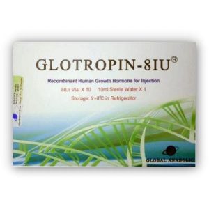 Glotropin by Global Biotech 8IU x 10 vials